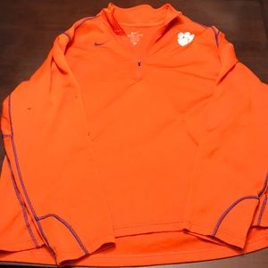 Nike Clemson University 1/4 zip shirt